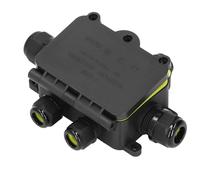 IP68 Waterproof Junction Box 6 Way Electrical Wire Junction Box for Street Lights Outdoor, Default