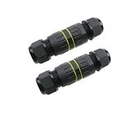 IP68 Waterproof Junction Box Outdoor Cable Connector, Extension Electrical Cable Protector for Cable Diameter Ø5mm-8mm (Pack of 2)