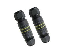 IP68 Waterproof Outdoor Inline Cable Connector, Conductor,Extension Electrical Cable Protector for Cable Diameter Ø5mm-8mm (Pack of 2)
