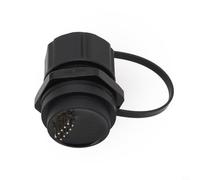 IP68 Waterproof RJ45 Coupler Cat6 Panel Mount | IP68 rated, dustproof, waterproof, acid resistant, alkali resistant, outdoor security camera use