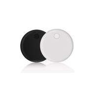 IP68, Wirless Tag, MFI Certified, Waterproof, GPS Tracker, Works with Apple Find My, Black and White (2 Pack (White))