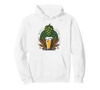 Ipa Beer Snob Retro Brewery Hops Illustration Craft Badge Pullover Hoodie