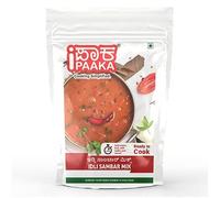 iPaaka Idli Sambhar Mix - 200g | Freshly Ground Instant Mix with Dal Tomato and Onion | Instant Breakfast Mix | Preservative Free Authentic South Indian | Idli dosai Instant Sambar Mix