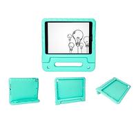 iPad 10.2'' (9th Gen) Tablet Case, Tablet Cases, Tablet Covers with Kickstand and Pencil/Pencil Holder - Tough and Shockproof - Ideal for Kids, School and Teaching - Aqua