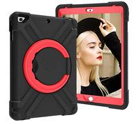 iPad 6th Generation Case, iPad 5th Generation Case, iPad 9.7 Case, Hybrid Shockproof Rugged Protective Case with 360° Rotating Stand for iPad 9.7 Inch