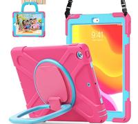 iPad 9.7 inch 2018/2017 / Air 2 / Pro 9.7 Case for Kids - Stand Handle Shockproof Protective Cover with Screen Protector for Apple iPad 5th/6th Generation, iPad Air 1 & iPad Air 2,Mint