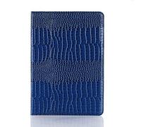 iPad 9th 8th 7th Gen 10.2 inch Case for Women, iPad Air-3/iPad Pro-2 10.5 inch Case, DMaos Crocodile Synthetic Leather Stand Folio Smart Cover - Blue