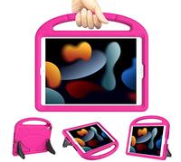 iPad 9th/8th/7th Generation Case Kids for iPad 10.2 Inch 2021/2020/2019, TrendGate Lightweight Shockproof Kids Case with Handle Stand, iPad 10.2 Case for iPad 9/8/7 Generation - Pink
