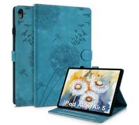 iPad Air 11 inch Case 7th / 6th / 5th / 4th Generation, Dandelion Cover with Kickstand for Pencil Holder, Magnetic Closure and Precise Cutouts, Compatible with Apple iPad Air M3 2025 / M2 2024 Blue