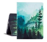 iPad Air 2 Case, Gofupa 9.7 ipad 6th/ 5th Generation Cases Premium Leather Folio Case and Multiple Viewing Angles Stand for iPad Air 2/1(Green Tree Forest)