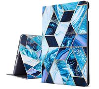 iPad Air 2 Case, iPad Air Case, iPad 9.7 Inch Case Blue Marble Protective Cover for iPad 5th/6th Generation, Multi-Angle Viewing Case with Adjustable Stand Auto Wake/Sleep Function (Marble)