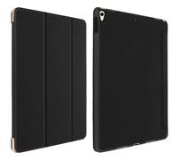 iPad Air 2019 and iPad Pro 10.5 Trifold Case with flip Stand/Keyboard-Black