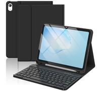 iPad Air 4th Generation 10.9 Keyboard Case 2020 Detachable Keyboard Slim Folio Smart Cover for iPad 10.9 inch/iPad Pro 11 inch/iPad Air 4 Gen, with Build-in Pencil Holder