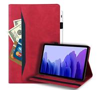 iPad Air 5th Generation Case,RuiRdot Case Smart Shell Stand Cover Slim PU Leather Stand Protector for iPad Pro 11 2022/2021/2020/2018 & iPad Air 4th/Air 5th 10.9 inch (Red)
