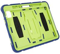 iPad Air4 10.9 2020 with Support Durable Hybrid Shock Resistant Silicone Protective Case for Three Layers for Kids (Navy Blue+Green)