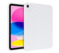 iPad Back Case For Apple iPad 10th/11th Generation Released 2022/2025 For Model Numbers A2757, A2777, A2696, A3355, A3356, A3354 Only Back Cover (White)
