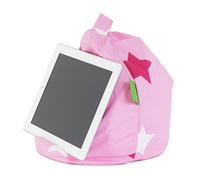 Bean Lazy iPad, eReader & Book Mini Bean Bag Fits All tablets and eReaders - Pink Stars