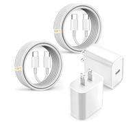 iPad Fast Charger,2Pack USB C Charging Block Wall Plug Adapter & 10FT USB C to C Cable Cord for iPad Pro 13(M4)/iPad Pro 12.9/11 in 2018-2025,iPad Air M3/M2/5th/4th,iPad 11th A16/10th/Mini 7/Mini 6th