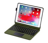 iPad Keyboard Case for 10.2 2019, iPad Air 10.5 2019, iPad Pro 10.5 2017 - Backlit - 360 Rotatable - iPad 7th Generation with Clickable Touchpad - iPad Air 3rd Gen - Tablet Case (Camo Green)