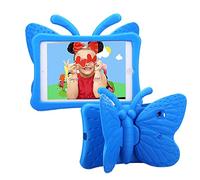 iPad Mini Case for Kids, Cute Butterfly Wing Double as Stand Light Weight Kid-proof Durable EVA Foam Protective Tablet Bumper Cover for Apple iPad mini 1/2/3/4 - Blue
