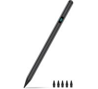 iPad Pencil with Magnetic&5 Extra Tips,USB-C Faster Charge,Stylus Pen Compatible with iPad 6-11th/A16,Air M3/M2/3-5th,Pro M4&M5/11/12.9/13inch,Mini 5th-7th/A17Pro (Black)