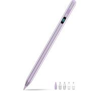 iPad Pencil with Magnetic&5 Extra Tips,USB-C Faster Charge,Stylus Pen Compatible with iPad 6-11th/A16,Air M3/M2/3-5th,Pro M4&M5/11/12.9/13inch,Mini 5th-7th/A17Pro(Purple)