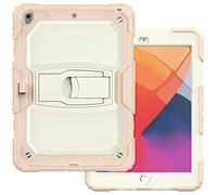 iPad Pro 12.9 2018/2020 with Support, Durable Hybrid Shock Resistant Silicone Protective Case for Three Layers for Kids (Green Jade)