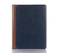 iPad Pro-6/5/4/3 (11'') Case, iPad Air-7/6 (11'') Air-5/4 (10.9'') Case, DMaos Vintage Book Synthetic Leather Stand Folio Smart Cover, Auto Sleep/Wake - Blue