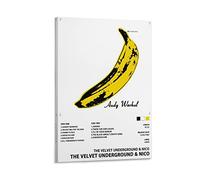 IPADSA The Velvet Underground & Nico The Velvet Underground Canvas Poster Bedroom Decor Sports Landscape Office Room Decor Gift Frame-style 12x18inch(30x45cm)