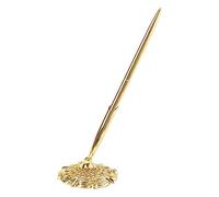 ipago Signing, 60g Gold Metal Wedding Pens, Electro Plated Gold Signing with Hollow Out Sign for Bridal, Holder Signing Set for Wedding Bridal Engagement Guests Book Valentine's Day Favor