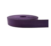IPAGSEFWE Cotton Webbing, Nylon Webbing Herringbone Pattern Strap 20mm Multicolor 2 yards(Deep Purple)