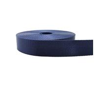IPAGSEFWE Cotton Webbing, Nylon Webbing Herringbone Pattern Strap 20mm Multicolor 2 yards(Navy Blue)