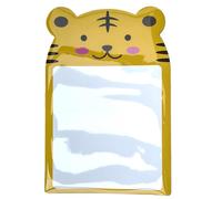 iPAINT A3 Fridge Magnetic Whiteboard - Cute Animal Design Dry Erase Board with Marker & Eraser - Reusable Kids Planner & Memo Board (Tiger)
