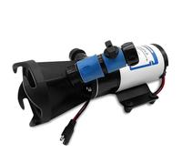 ipalmay 12V RV Macerator Pump 45LPM, Quick Release Sewage Pump with Fresh Water Rinse and Manual Crushing Function for Marine/Campers/Kitchen/Bathroom