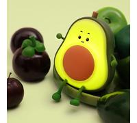 ipalmay Avocado Night Light, Fruit Night Lamp for Kids Bedroom USB Rechargeable Lamps 3 Brightness Levels, Nursery Bedside Delay-Off Nightlight for Baby Toddler Boys Girls Birthday Christmas, Green
