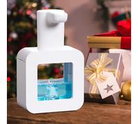 Ipalmay Cute Kids Soap Dispenser - Automatic Foaming Soap Facial Cleanser Shampoo Dispenser, Hand-Free, USB Rechargeable, 13.5oz, Christmas Birthday Gift, White Unicorn