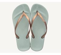 Ipanema Anatomic Tan Colors Flip Flops IP.81030.AG185 Green/Gold NEW
