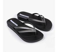 Ipanema BOSSA SOFT Womens Platform Vegan Flip-Flops Gun Black