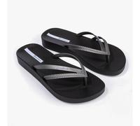Ipanema BOSSA SOFT Womens Platform Vegan Flip-Flops Gun Black - UK 8