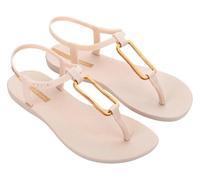 Ipanema Class Modern Metal Hardware Sandal, Beige, Size 4, Women Beige