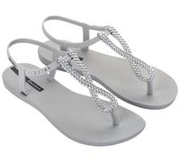 Ipanema Women's Class Twist Sandal Fem Flip-Flop, Metallic Silver, 2/3 UK
