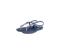 Ipanema Class Twist Sandals FEM - Women's Sandals with Glitter Decoration, Flat Sole, blue, 5 UK