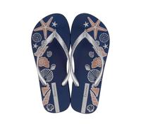 Ipanema Women's Classica Happy Xi Fem Flat Sandal, Metallic Silver, 7/8 UK