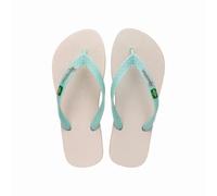 Ipanema CLS Brasil II Womens Flip Flops Beige/Light Green 4 UK