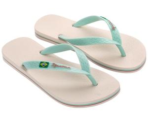 Ipanema CLS Brasil II Womens Flip Flops Beige/Light Green 5 UK