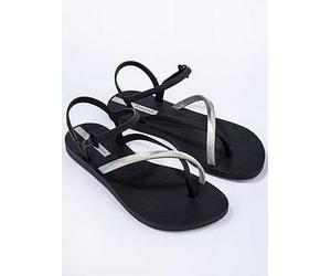 Ipanema Elegant Crossover Sandal, Black, Size 4, Women Black