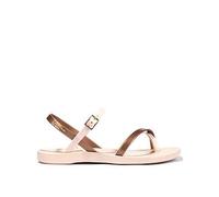 Ipanema Fashion Sand Strappy Metallic Sandal - Beige, Beige, Size 4, Women Beige
