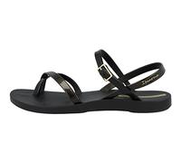 Ipanema Women's Fashion Sand VIII Fem Sandal, Black Gold and Black, 7 UK
