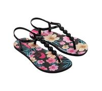 Ipanema Frida Women's Black Sandals, Black/White, 4 UK