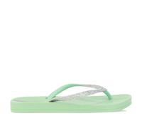 Ipanema Girls Girl's Anatomic Glitter Flip Flop in Mint - Size UK 10 Kids